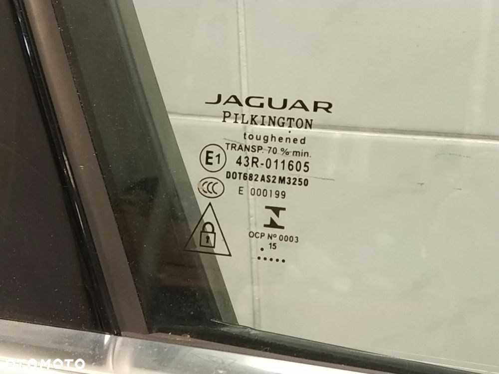 JAGUAR XF X260 DRZWI LEWY PRAWY TYŁ TYLNE PRZÓD PRZEDNIE SZYBY LOGOWANE RAMKA CHROM KLAMKI KOMPLETNE + ZAWIASY ORYGINAŁ - 14