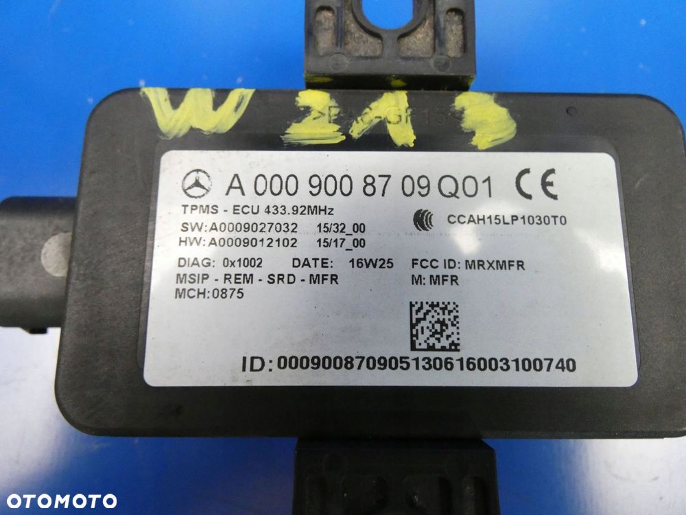 MERCEDES E KLASA W213 C W205 MODUŁ CIŚNIENIA W OPONACH - 2