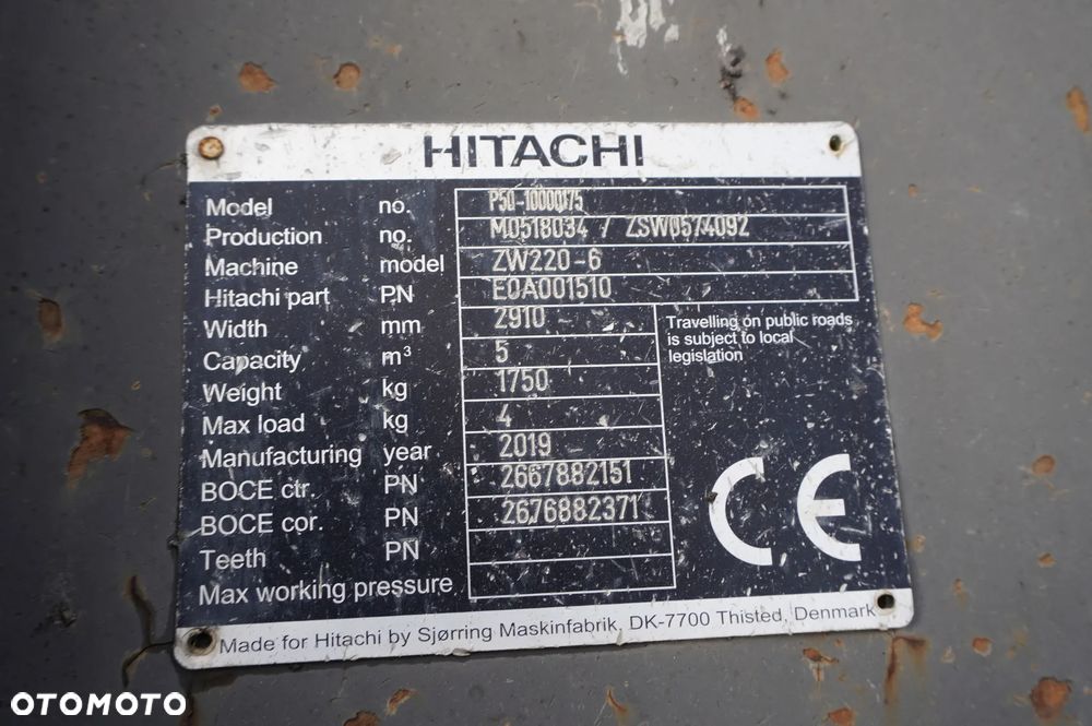 Hitachi ZW220 / 2 łyżki / Ładowarka przegubowa - 17