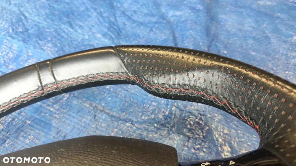 KIEROWNICA PODUSZKA AIRBAG AIR BAG GT LINE CZERWONA NIĆ KOMPLETNA BARDZO ŁADNA 98084115XU 96783105ZD PEUGEOT 308 II T9 - 5