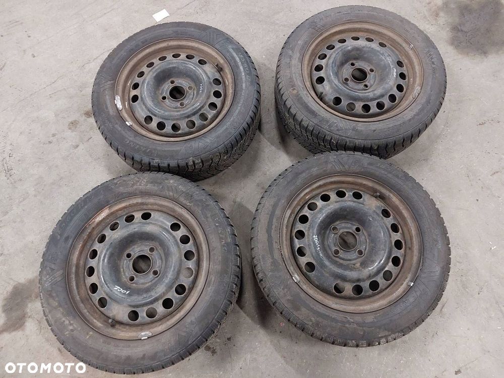 KOŁA KOMPLET ZIMOWE 4SZT 4x100 6Jx15 ET43 FI56,6 185/60R15 VIKING OPEL - 1