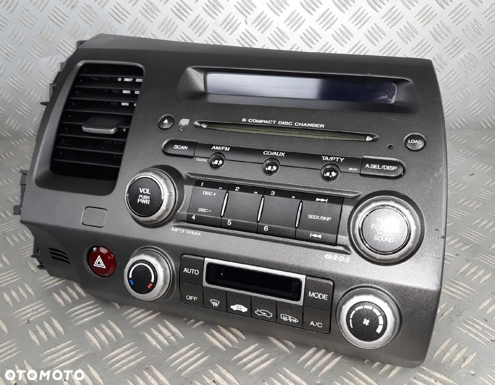 39100-SNA-G620 radio cd fm HONDA CIVIC VIII 8 SEDAN - 1