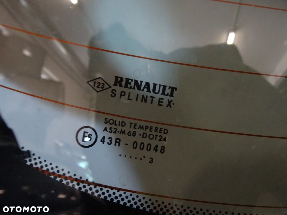 SZYBA KLAPY TYŁ TYLNA BAGAŻNIKA RENAULT SCENIC II LAK:TEF43 NR35 - 4