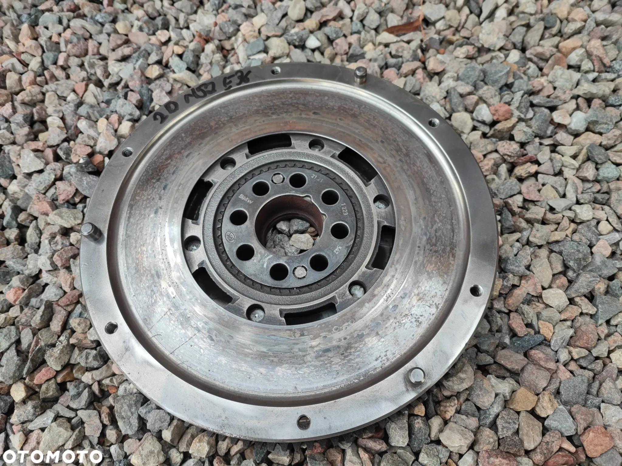 BMW E36 / E39 / E38 / Z3 / E34 ORYGINALNE KOŁO ZAMACHOWE DWUMASOWE POD TARCZĘ SPRZĘGŁA 228MM DO SILNIKÓW GAMY M52 / M50 ( M52B20 / M50B20 )  O NR. 21 21 1 222 512 / 21 21 1 223 542 / 21 20 1 223 418 /  21 21 1 223 593 OEM  SPRAWNE W 100% - 2