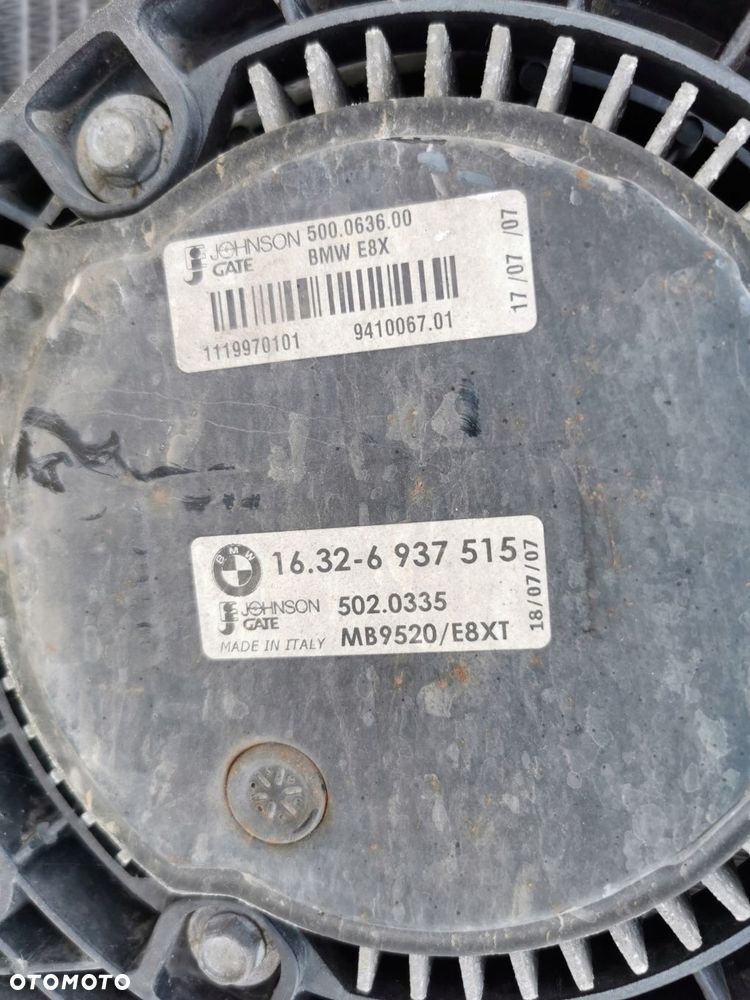 bmw 3 e90 e91 e92 e93 2.0 diesel chłodnica wentylator - 2