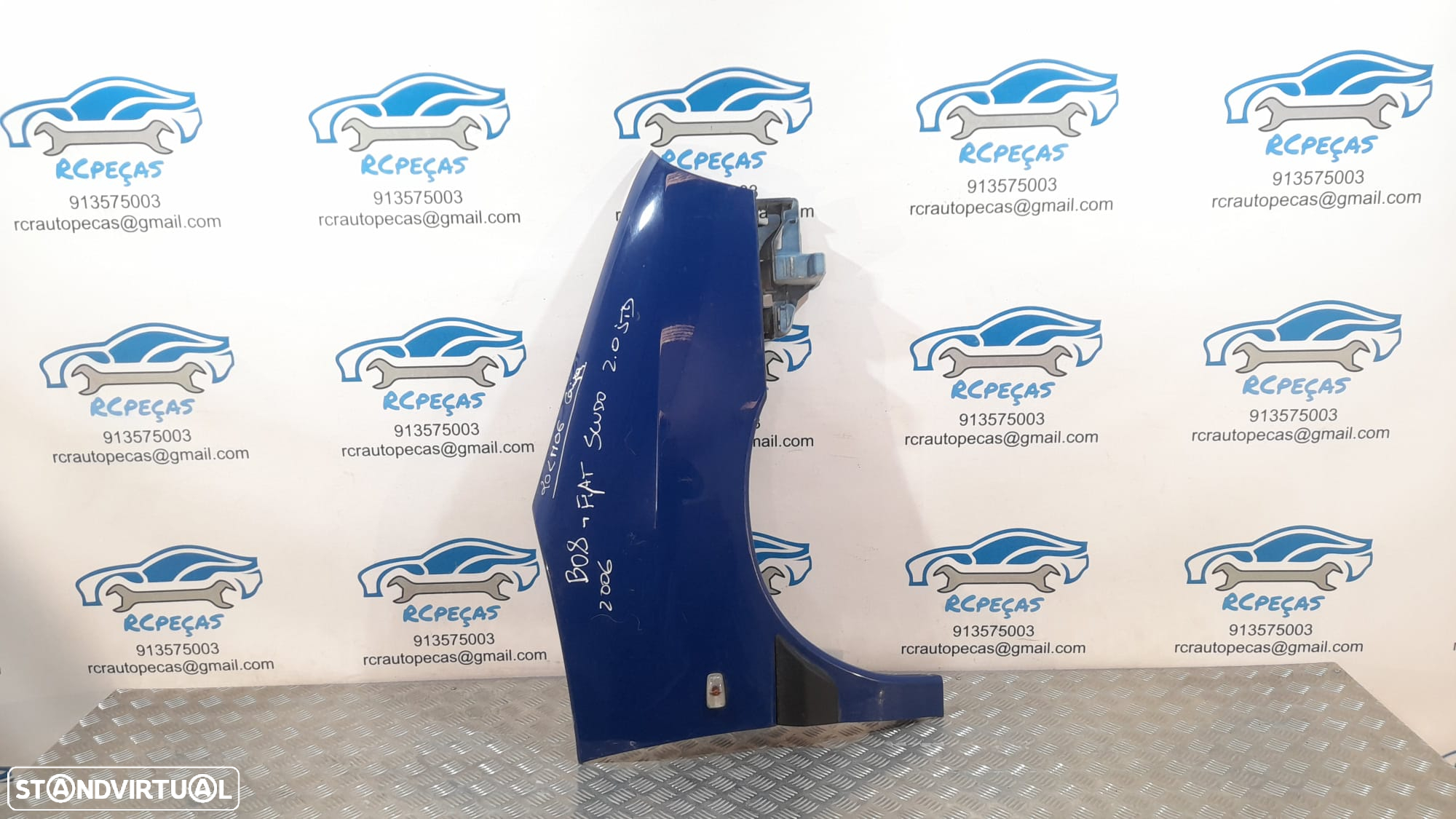 GUARDA-LAMAS DIREITO FIAT SCUDO I 1 MK1 220 9567247988 PEUGEOT EXPERT I 1 MK1 224 CITROEN JUMPY I 1 MK1 U6U GUARDA LAMAS GUARDALAMAS - 3
