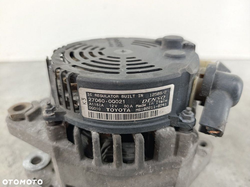 ALTERNATOR PEUGEOT 107 FL 27060-0Q021  MS102211-8741 DENSO 1.0 12V 68KM - 8