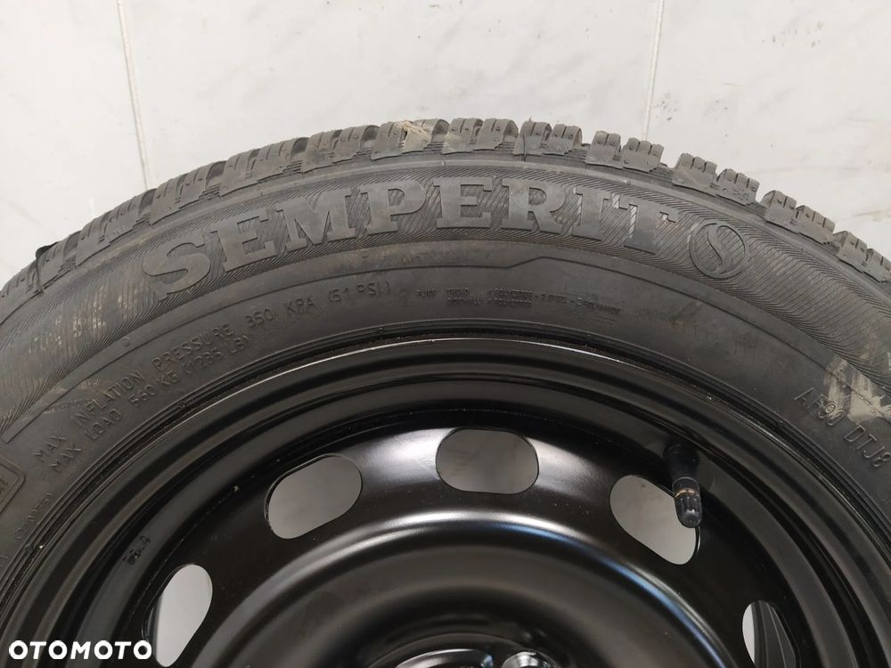 FORD 6Jx15 ORYGINALNA FELGA STALOWA R15 ET37.5 4X108 OPONA SEMPERIT 185/60 KOŁO ZIMA BIEŻNIK ok 8.10mm - 8