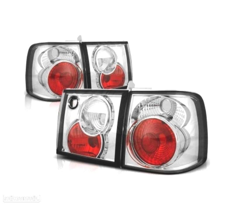 FAROLINS TRASEIROS VOLKSWAGEN VW PASSAT 93-96 CROMADO - 1