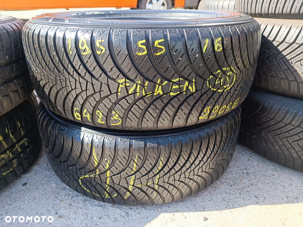 195/55R16 91V XL Opony Całoroczne Wielosezonowe FALKEN EuroAllSeason AS210 6,5mm Legnica ALU-RAD 195/55