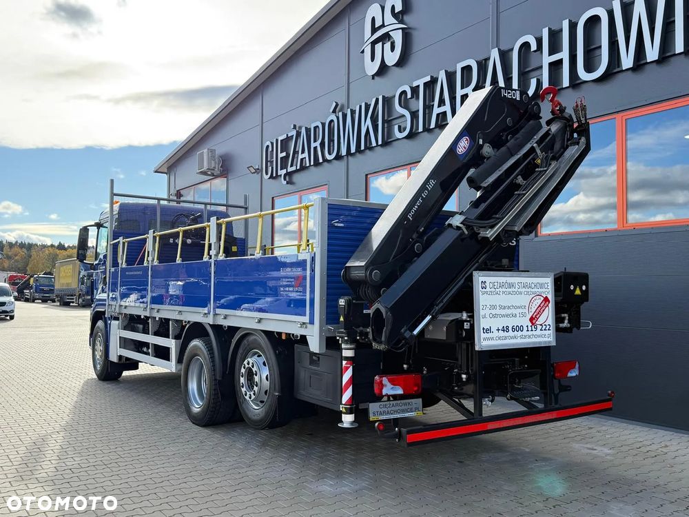 MAN TGM TGL TGS 26.360 skrzynia z żurawiem // HMF 1420 K2 dzwig kran crane - 4
