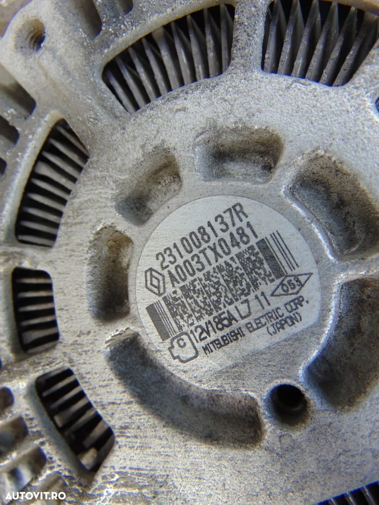 Alternator renault Master 2.3 Opel Movano Nissan nv400 2.3 euro 6 cod 231008137r - 3