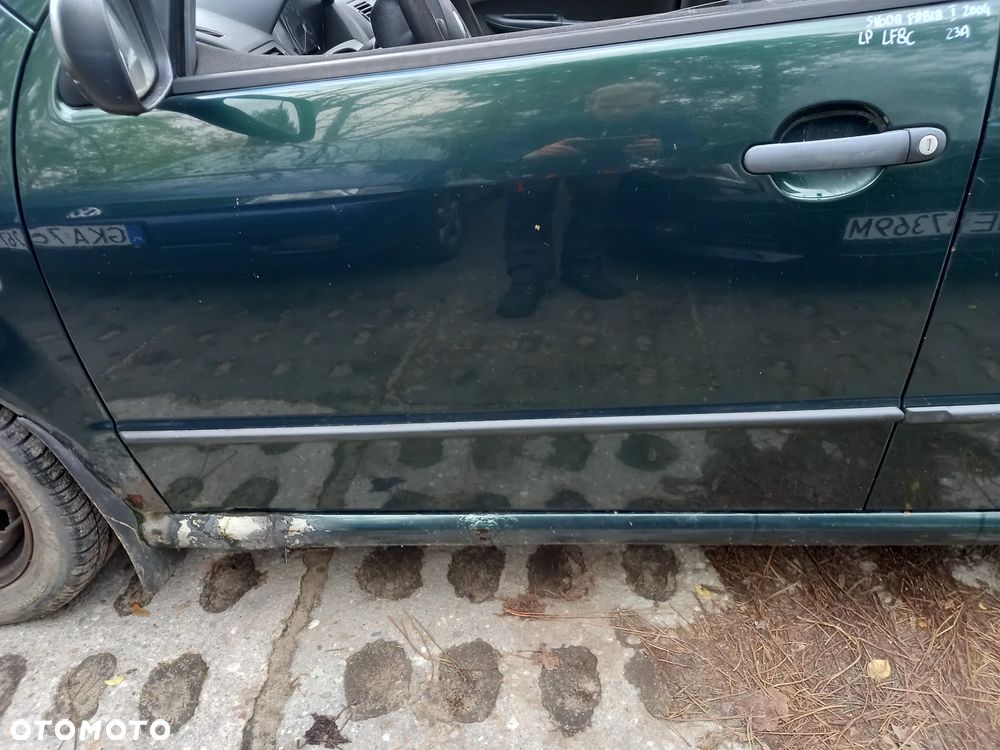 SKODA FABIA I DRZWI LEWY PRZÓD LEWE PRZEDNIE LF8C - 2