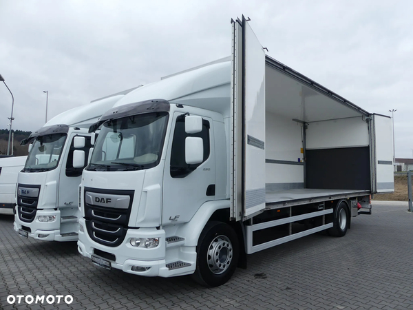 DAF LF 18.290 / KONTENER + WINDA / OTWIERANY BOK / EURO 6 /