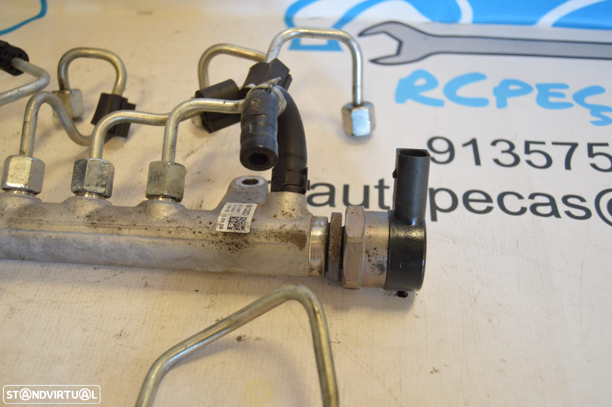 REGUA INJETOR INJETORES INJECTOR INJECTORES 03L089C 0179933 03L906051 VW VOLKSWAGEN PASSAT B6 2.0 TDI 16V 140CV CBA CBAB - 2
