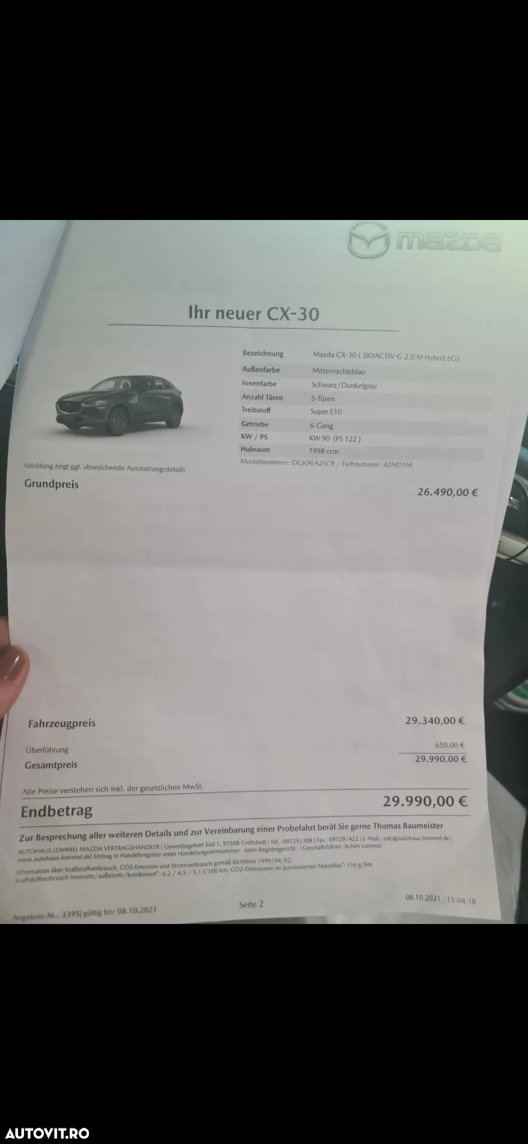 Mazda CX-30 e-SKYACTIV-G 2.0 M HYBRID SELECTION - 11