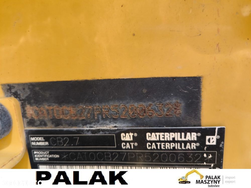 Caterpillar Walec drogowy  CAT CB 2.7   ,  2018 rok - 15