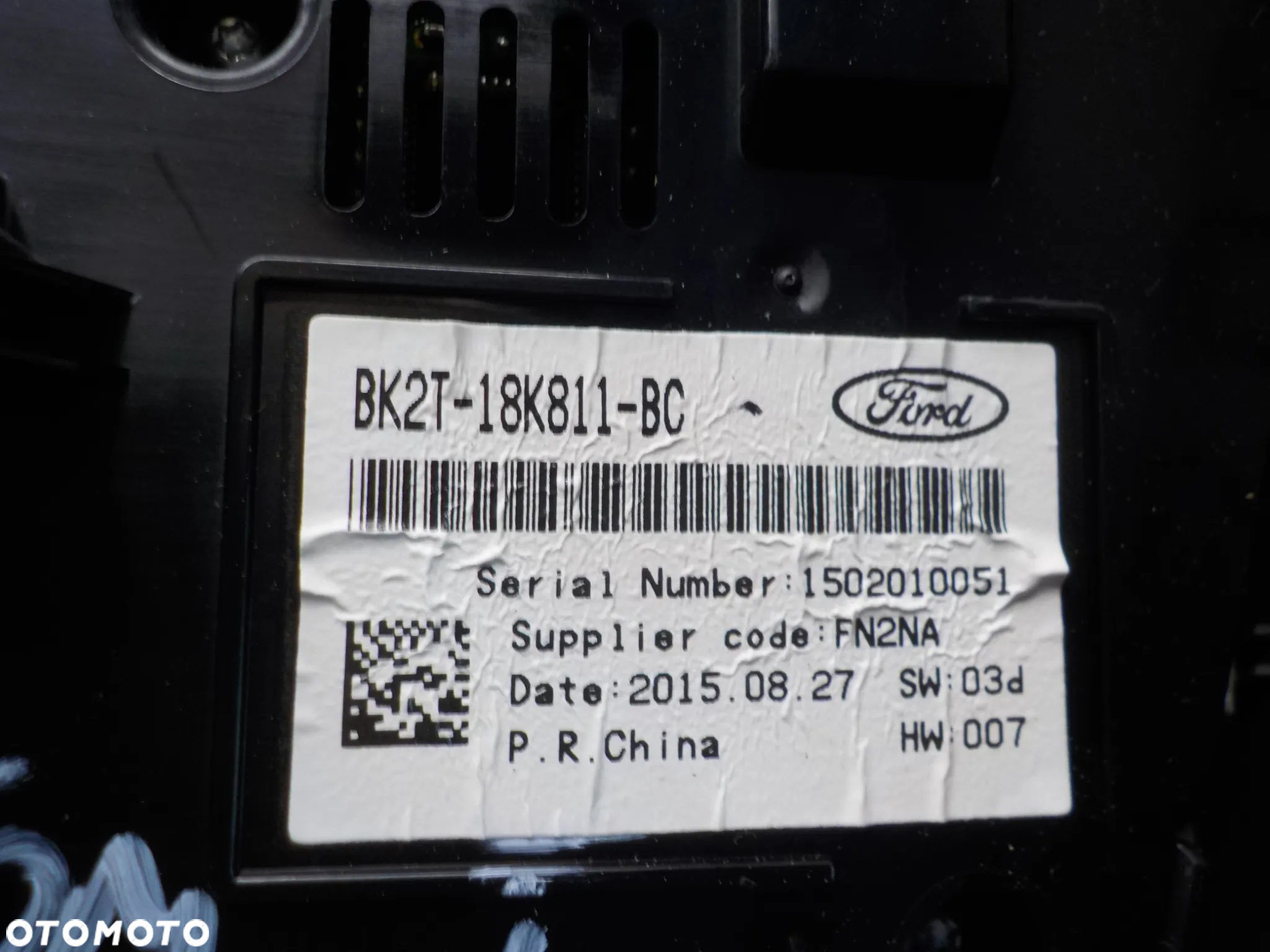 FORD TRANSIT CUSTOM PANEL RADIA BK2T-18K811-BC - 3