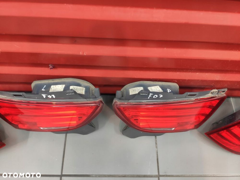 BMW 5 GT F07 LAMPY TYŁ TYLNE W KLAPĘ I W BŁOTNIK EUROPA KPL ORYG - 9