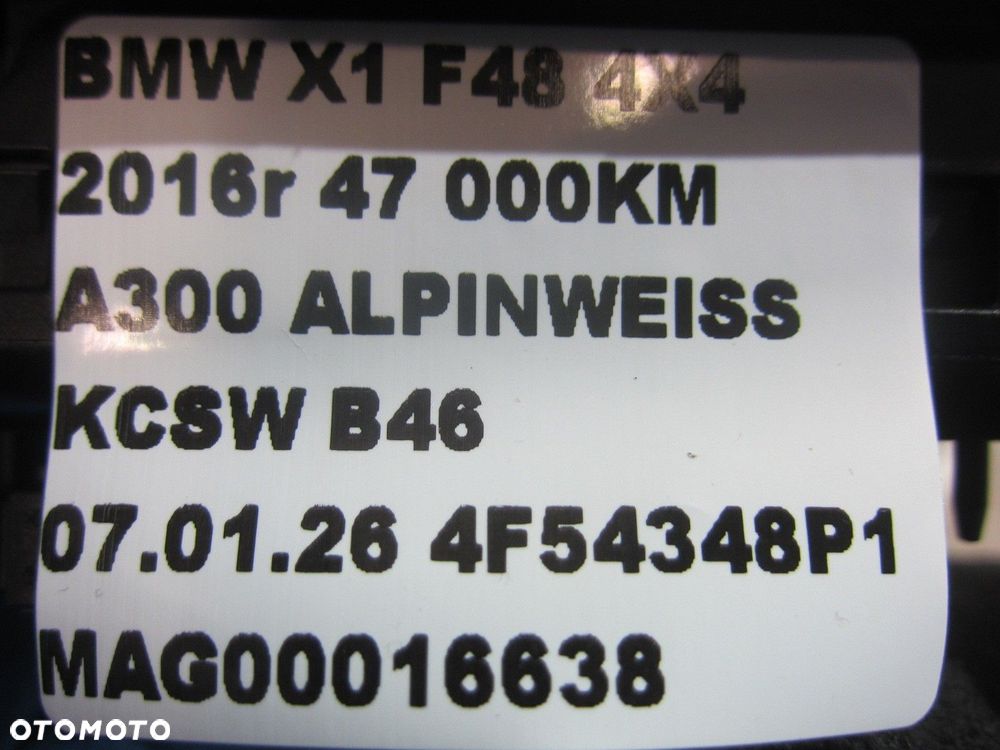 BMW X1 F48 F15 F25 7463163 PRZYCISK OTWIERANIA KLAPY KAMERA COFANIA OBUDOWA - 10