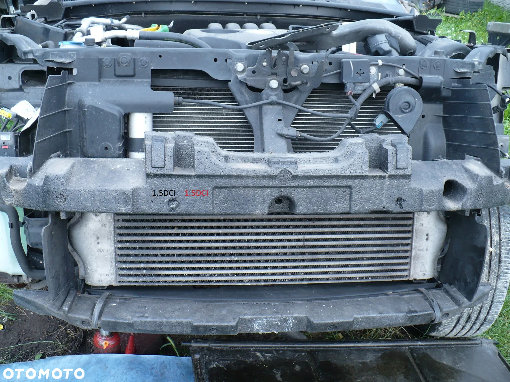 QASHQAI J10 MASKA ZDERZAK BLOTNIKI BIALY 326 EU. - 5