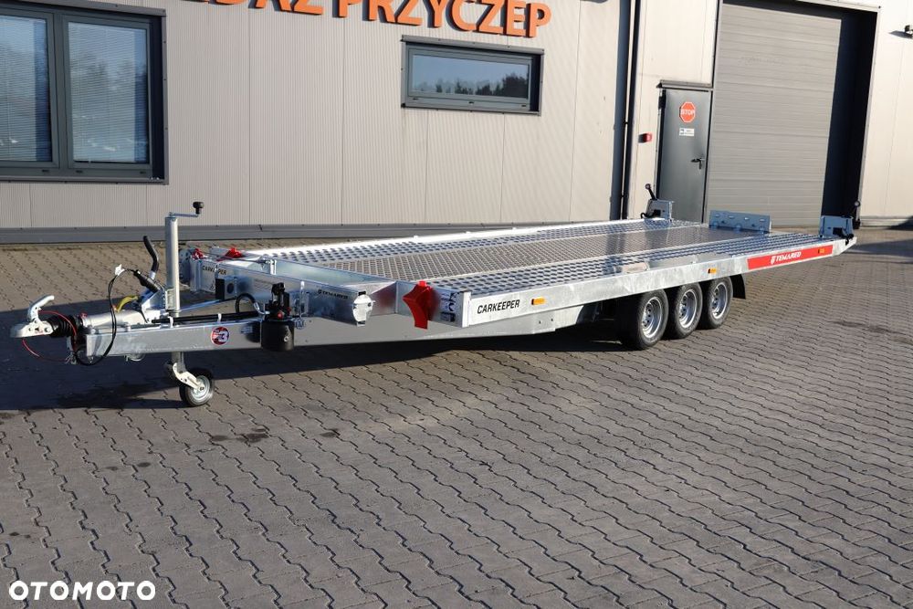 TEMARED /MARTZ CARKEEPER 5820/3 3,5T 580x207cm, Uchylna hydraulicznie , Wypełnienie blachą alu, 3 osie, DMC 3500kg ,koła 10C - 2
