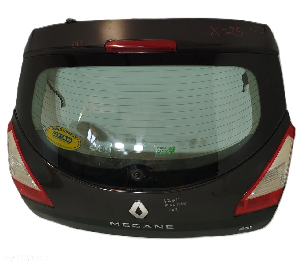 KLAPA BAGAŻNIKA TYLNA RENAULT MEGANE III 08-12 HB - 1