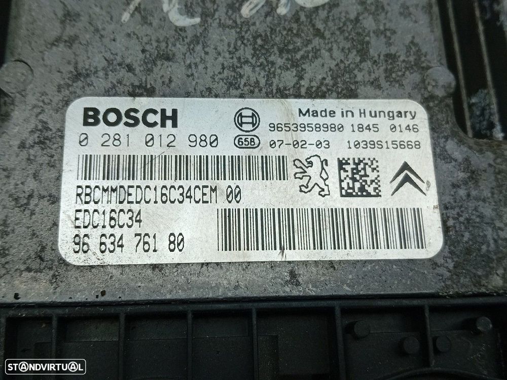 Centralina motor / ECU CITROËN C4 Picasso I (UD_) - 4