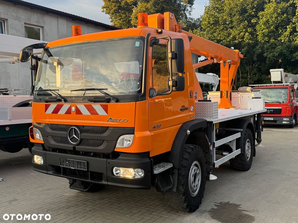Mercedes-Benz 922 Podnośnik Koszowy Zwyżka Blokady Mostu !!! 4x4 Palfinger P180 Izolowany Kosz UDT Pilot jak Wumag Ruthmann Gsr - 1