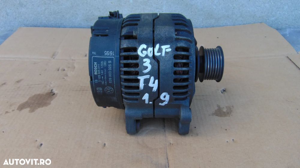 Alternator Golf 3/VW T4 1.9/VW Sharan 1.9 TDI an 1996-2000 cod 0123055011 - 2