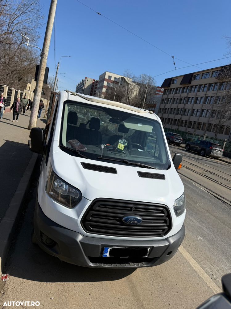 Ford Transit L3 2019 Basculabil Punte Dubla Unic Proprietar de noua Km Reali Istoric Service Kit Distribuție nou kit ambreiaj nou Camioneta Bena Tranzit Basculare Basculanta pick up NU Iveco Mercedes VW Daily Peugeot Fiat Boxer Opel Renault 35c 65c - 26