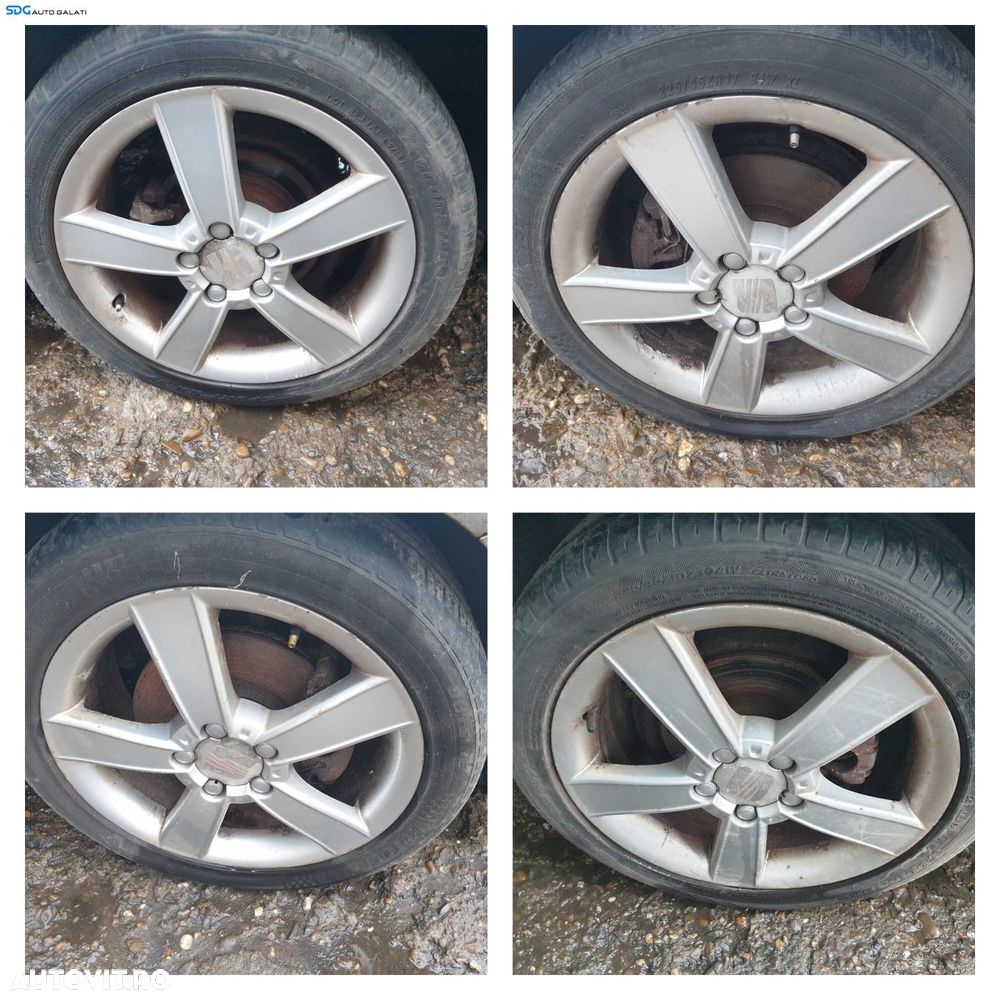 Set 4 Jante Roti Aliaj 225 45 17 R17 5x112 Skoda Octavia 3 2013 - 2017 [K3351] - 1