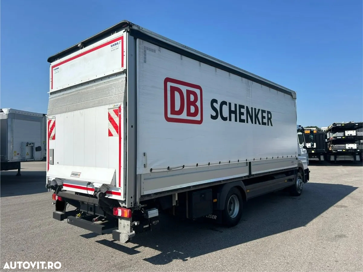 Mercedes-Benz Atego, 15 To, Prelata, Lift, factura externa - 4