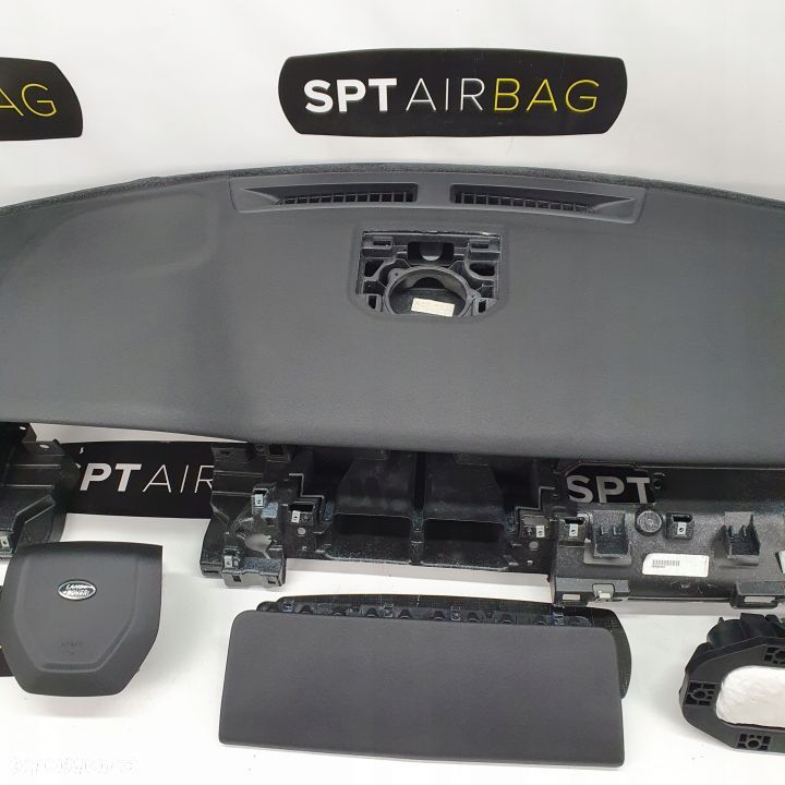 LAND ROVER DISCOVERY DESKA ROZDZIELCZA KONSOLA KOKPIT PULPIT PODUSZKI AIRBAG AIR BAG PASY KIT SET - 3