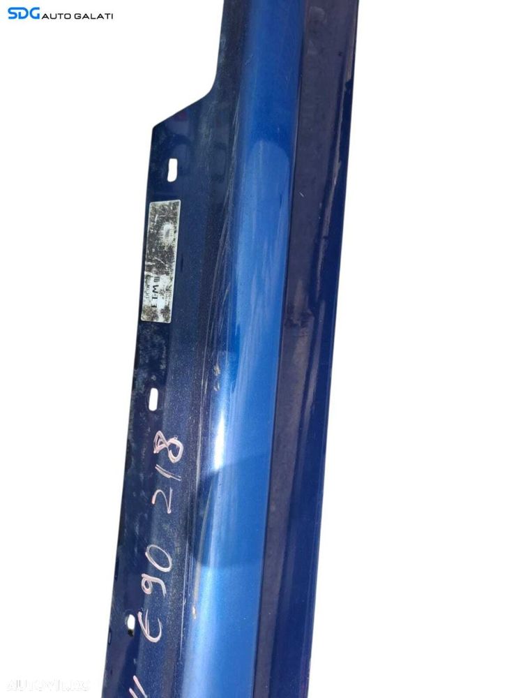 Ornament Prag Plastic Stanga BMW Seria 3 E90 E91 NFL Non Facelift 2004 - 2007 Culoare Montegoblau [LC0946] - 3