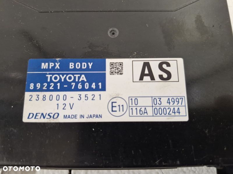 LEXUS CT200 H MODUŁ IMOBILAIZERA 89221-76041 - 2