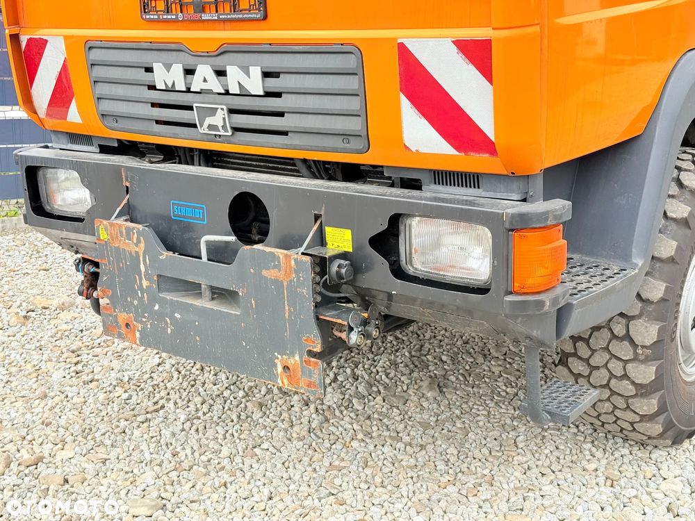 MAN * MAN 10-220 * Pług * Kiper Wywrotka Meiller * 4x4 * Zimowe Utrzymanie * Unimog * - 3