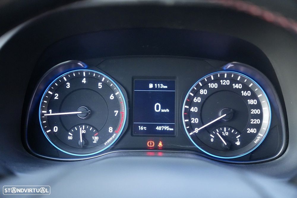 Hyundai Kauai 1.0 T-GDi Pele/Tecido Vermelho - 10