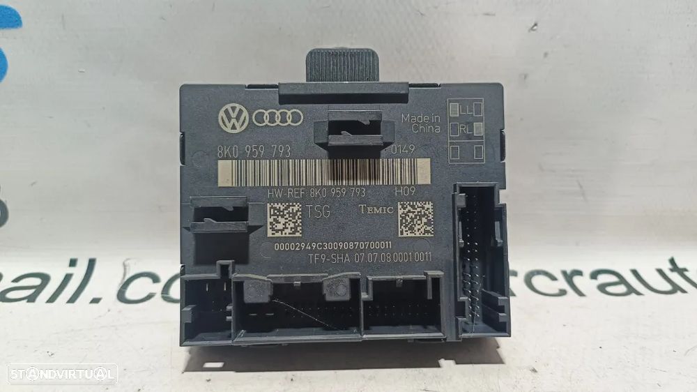 CENTRALINA MODULO PORTA PORTAS AUDI A5 8T0 8T3 8TA 8K0959793 8K0959792E A4 B8 Q5 8RB - 1