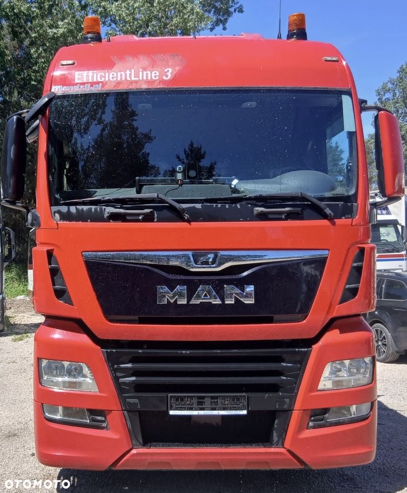 MAN TGX 18.500 XLX AUTOMAT SPOJLERY KLIMA WEBASTO OPONY:90% 698000km 2xALUTANK ACC SKÓRA NAVI EURO 6 2018 ŁADNY - 2