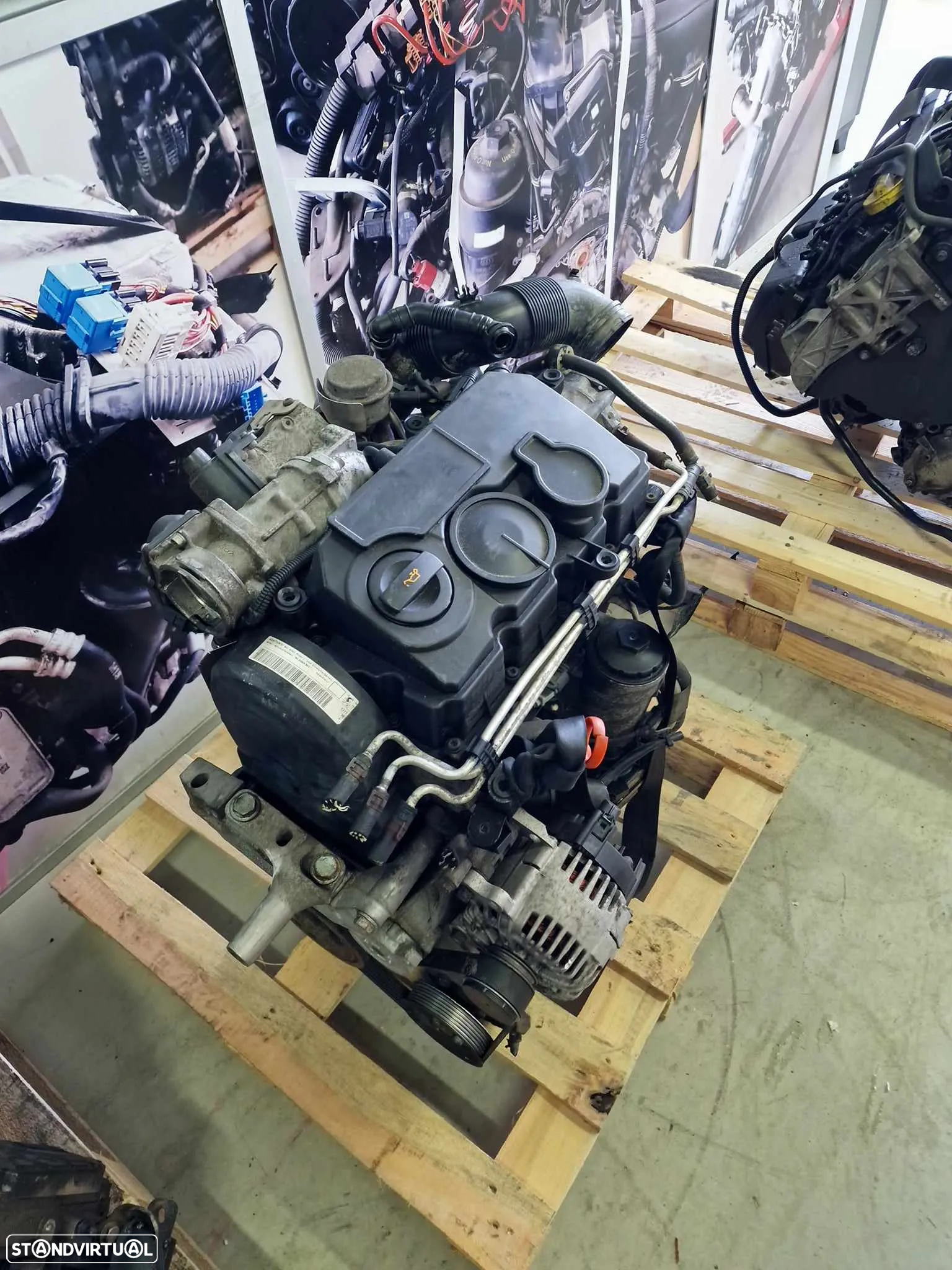 Motor Volkswagen Caddy 1.9 TDI 2007 de 105cv, ref BLS - 2