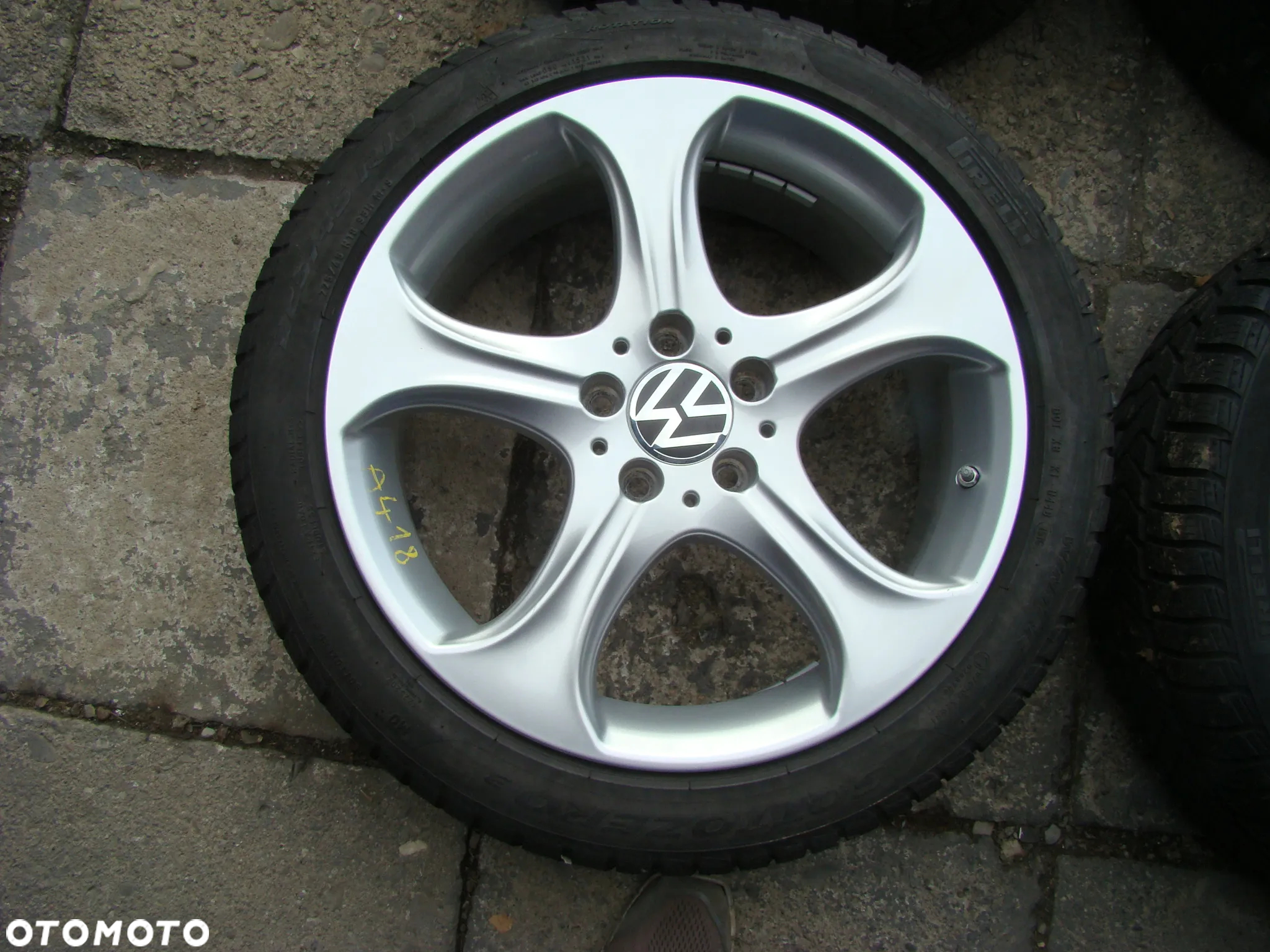 a418 5x112 VW T-Roc Passat B6 B7 Beetle Jetta Touran Caddy 7,5x18 zima 225/45 - 2