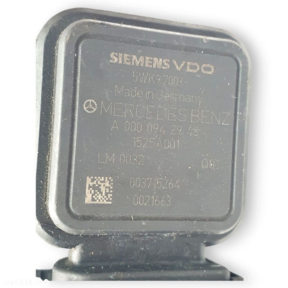 PRZEPŁYWOMIERZ Mercedes A Klasa W169 5WK97003 A0000942948 VDO - 16