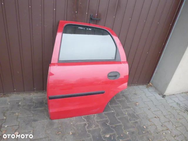 DRZWI LEWY TYŁ LEWE TYLNE KOMPLETNE OPEL CORSA C Z573 - 2