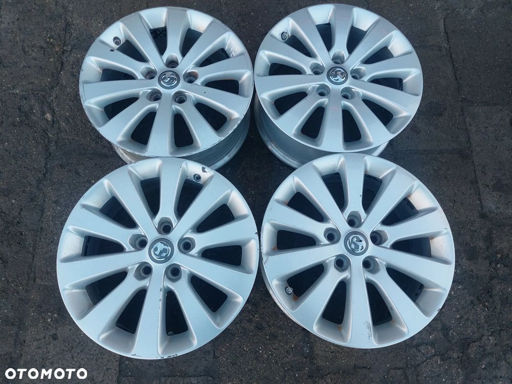 OPEL ASTRA J FELGI ALUMINIOWE R17 7J ET44 5X115 ORYGINAŁ OE PROSTE! - 1