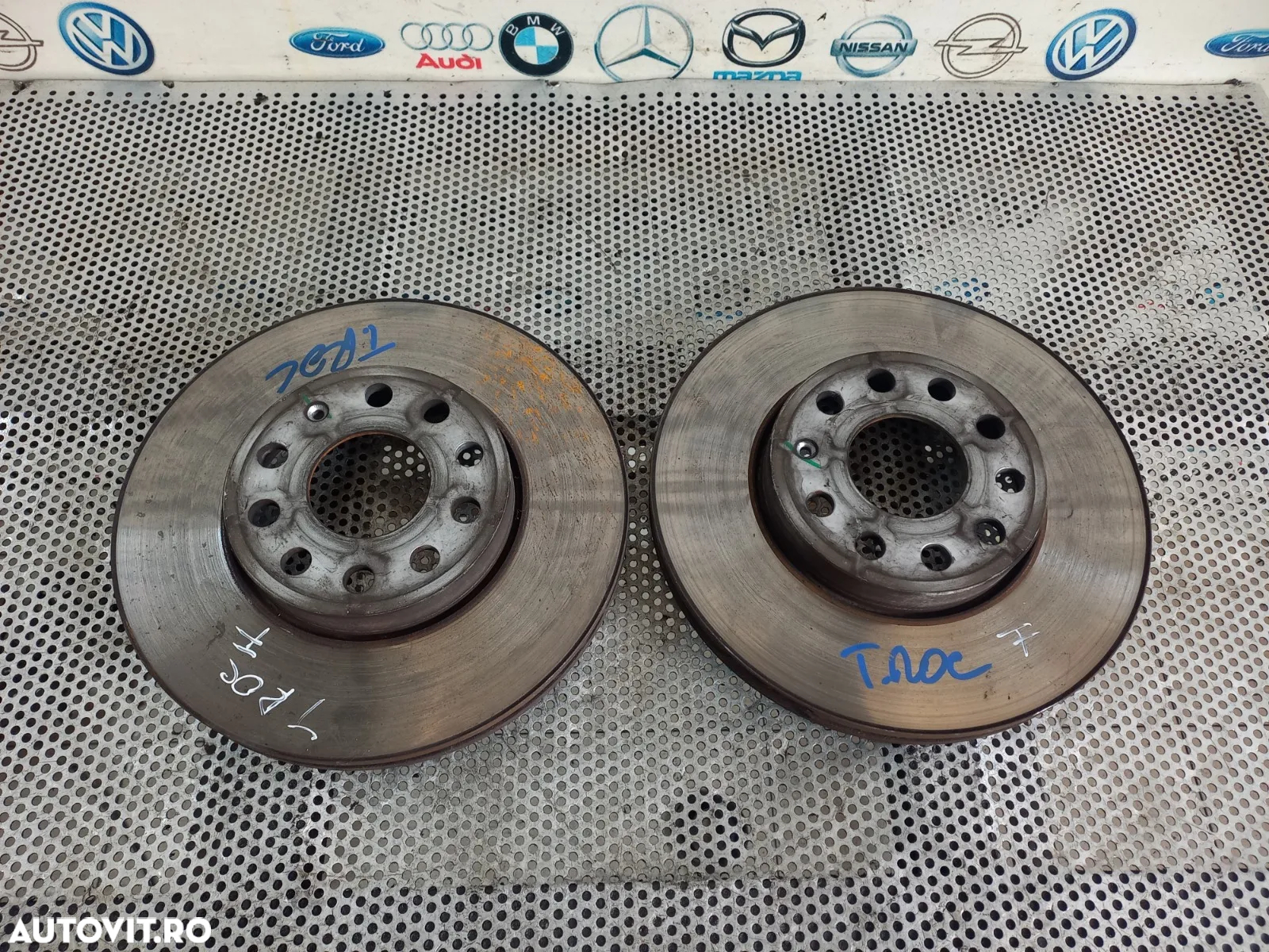 Set Discuri Frana Fata Vw T-Roc 1.0 Benzina Diametru 28 cm Stare Buna Dezmembrez Vw T-Roc - Dezmemb - 3