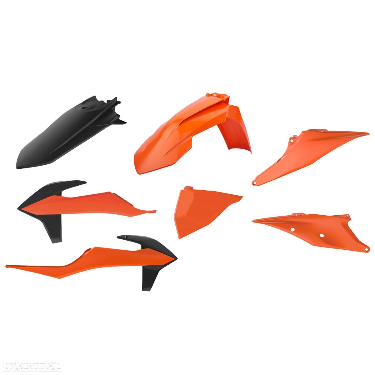 kit plasticos polisport ktm exc-f 250 / 350 / 450 - 1
