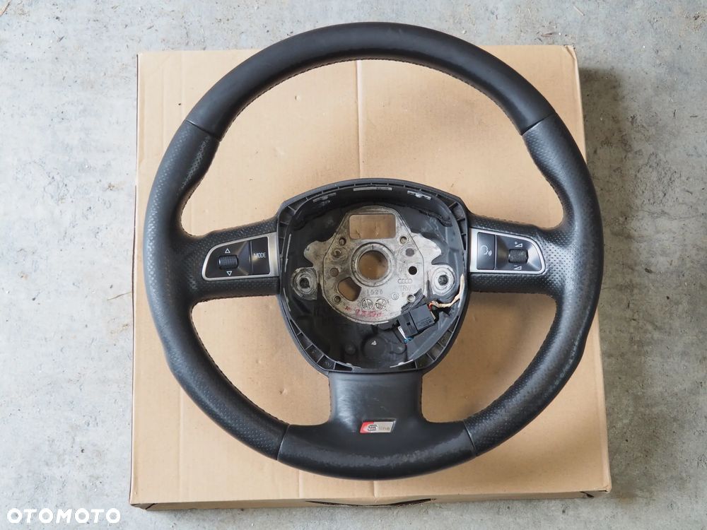 Kierownica skórzana multifunkcyjna Sline Audi A5 8K0419091BB