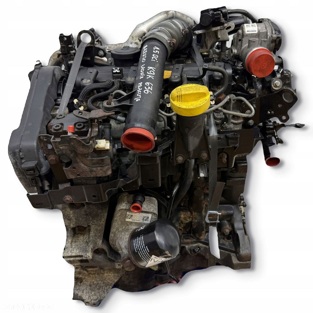 SILNIK K9K636 Renault Scenic Megane III 1.5 DCI 110KM diesel kompletny - 1