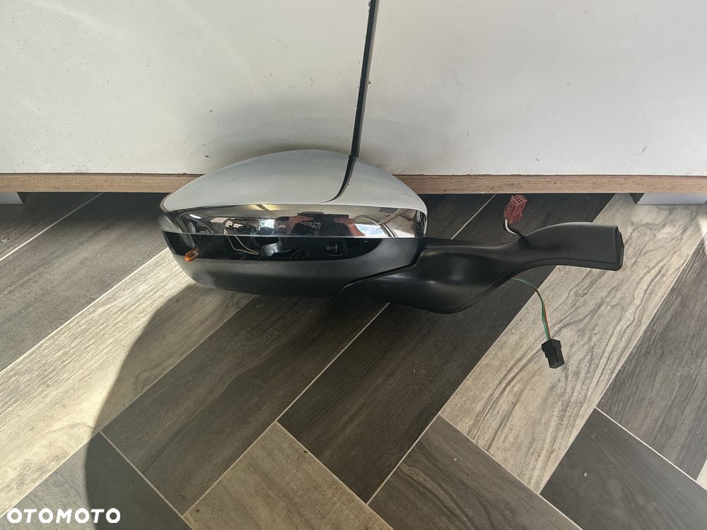 PEUGEOT 208 I 1 LUSTERKO PRAWE PRAWY 9 PIN CHROM CHROMOWANE - 1